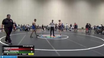 198 lbs Placement Matches (16 Team) - Thomas Davanzo, CFWAXLHP vs Ansel Cervantes, South Dade Gladiators