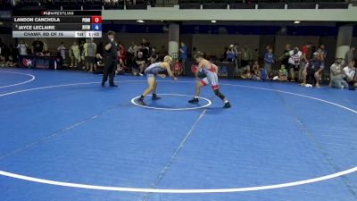 98 lbs Champ. Rd Of 16 - Landon Canchola, Pennsylvania vs Jayce Leclaire, X-Factor Elite Wrestling