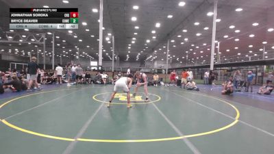 128 lbs Rr Rnd 4 - Johnathan Soroka, Council Rock South Blue - HSBAFC vs Bryce Deaver, Comet WC - HSBAFC