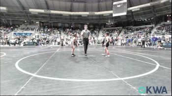 64 lbs Quarterfinal - Mason Madrid, Lincoln Christian vs Guinevere Bell, Grover Rains Wrestling Club