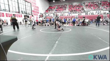 119 lbs Rr Rnd 2 - Braylon Oliver, Harrah Little League Wrestling vs Jordan Jett, Division Bell Wrestling