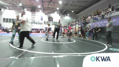 100 lbs Rr Rnd 3 - Tidus Daniel, Hilldale Youth Wrestling Club vs Royce Baugh, Team Tulsa Wrestling Club