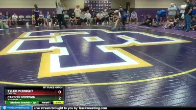 150 lbs Placement Matches (8 Team) - Tyler McKnight, Cass vs Carson Goodwin, Jefferson