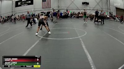 110 lbs Round 3 (4 Team) - Lucas Jones, Kraken vs Adam Lopez, PA Alliance