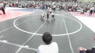 52 lbs Quarterfinal - Hudson Anderson, Roseburg Mat Club vs Kaison Miller, Oroville Rattlers