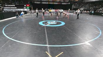 4A 132 lbs Cons. Round 2 - Quentin Spencer, Gallup vs Kai Gachupin, St. Pius X