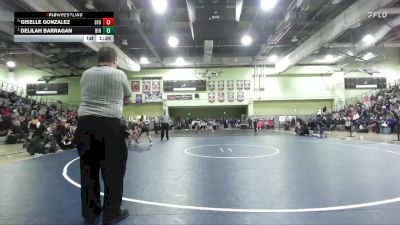 110 lbs 1st Place Match - Delilah Barragan, BIRMINGHAM vs Giselle Gonzalez, SAN FERNANDO