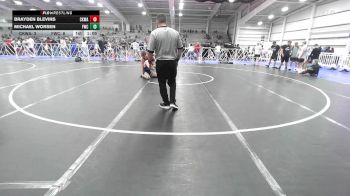 126 lbs Rr Rnd 3 - Brayden Blevins, CKWA vs Michael Worsen, Freakztyle Wrecking Crew