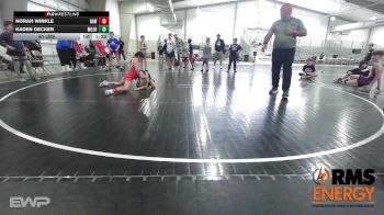 61 lbs Rr Rnd 2 - Norah Winkle, Raw Wrestling Club vs Kaden Decker, Mojo Mulisha 12u