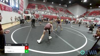 80-86 lbs Quarterfinal - Maddex Ewy, Elgin Wrestling vs Colby Fowler, Ada Youth Wrestling