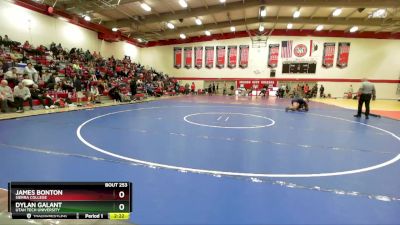 165 lbs Cons. Round 2 - James Bonton, Sierra College vs Dylan Galant, Utah Tech University