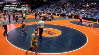 110 lbs Cons. Round 1 - Carmen Jackson, Chicago (Agricultural Science) vs Valeria Pesantes, Elk Grove Village (E.G.)