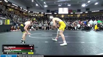 220 lbs Finals (1st & 3rd) - Will Hinrichs, 4-Ankeny vs Zander Glazebrook, 2-Bettendorf