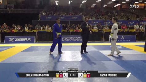 Soren Leo Cada-Bryson vs Nazarii Paseniuk 2026 Pan Kids Jiu-Jitsu IBJJF Championship