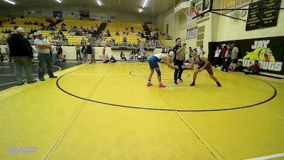132 lbs 5th Place - Brock Crittenden, Sequoyah Tahlequah JH vs Maddox Huxtable, Vinita JH