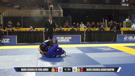Maria Eduarda Aguiar Martim vs Maria Eduarda De Faria Abreu 2025 Pan Jiu Jitsu IBJJF Championship