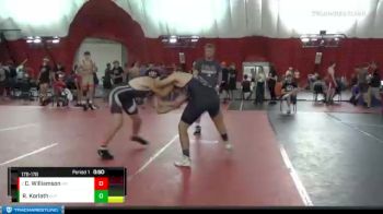 178-178 lbs Round 1 - Caleb Williamson, Riverdale vs Reiner Korlath, Buffalo