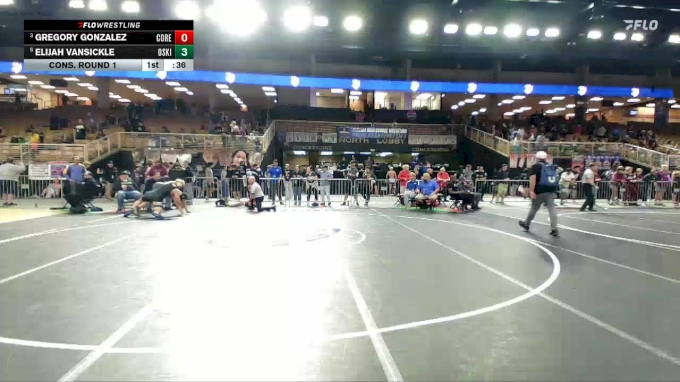 215 3A Cons. Round 1 - Gregory Gonzalez, Coral Reef vs Elijah Vansickle ...