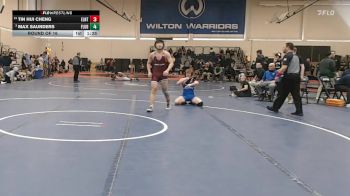 165 lbs Round Of 16 - Tin Hui Cheng, East Lyme/Norwich Tech vs Max Saunders, Fairfield Ludlowe