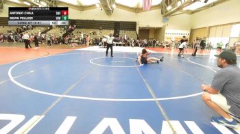 134-H lbs Consi Of 16 #1 - Antonio Chila, Seagull Wrestling Club vs Devin Pellizzi, Vougar Honor Wrestling
