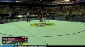 145 Class 4 Cons. Round 2 - Gavin Shoulders, Lafayette (Wildwood) vs Seth Littrell, Troy Buchanan