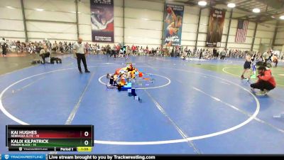 72 lbs Rd# 9- 2:15pm Saturday Final Pool - Kai Hughes, Nebraska Elite vs Kalix Kilpatrick, Minion Black