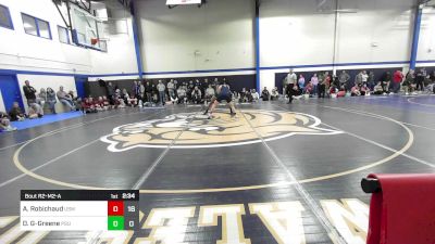 149 lbs Quarterfinal - Aidan Robichaud, Southern Maine vs Damari Goldsmith-Greene, Plymouth