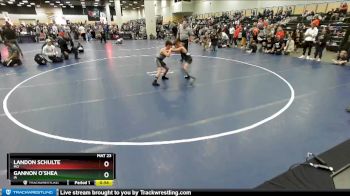 93 lbs Cons. Round 2 - Landon Schulte, MO vs Gannon O`Shea, IA