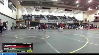 152 lbs Cons. Round 1 - Cash Kratoska, Indiana vs Miguel Flores, Center Grove Wrestling Club