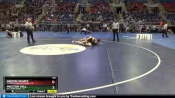 152 lbs Quarterfinals (8 Team) - Ashton Schaff, E1-West Fargo Sheyenne vs Preston Gall, W4-Jamestown