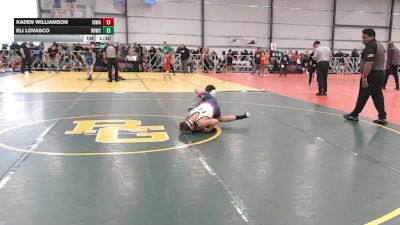 84 lbs Round 2 - 10:30am Friday - Kaden Williamson, Iowa Black vs Eli Lovasco, Rough House W.C., CA