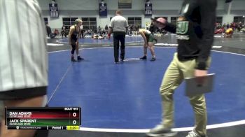 133 lbs Cons. Semi - Dan Adams, Cleveland State vs Jack Sparent, Cleveland State