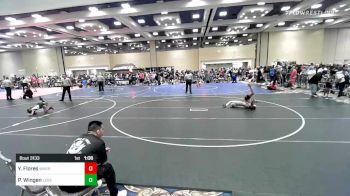 70 lbs Semifinal - Yareli Flores, Warriors Of Christ (WOC) vs Parker Wingen, Legends Of Gold SD
