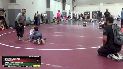 75 lbs Quarterfinal - Callahan Liebner, Arab Youth Wrestling vs Gabriel Flores, Stronghold