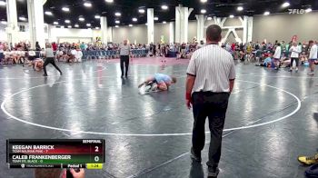 120 lbs Semis & Wb (16 Team) - Keegan Barrick, Team Nauman Pink vs Caleb Frankenberger, Team STL Black