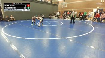 85 lbs Quarterfinal - Hayes Grandi, Weiser Wrestling Club vs Hank Adams, Declo Stingers