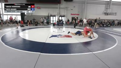 132 lbs Cons. Rd Of 16 - Reece Vendegna, Askren Wrestling Academy vs Nico Adamo, Wrestling University
