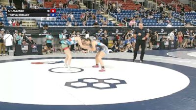 135 lbs Champ. Rd Of 64 - Kit Alsaker, Wisconsin vs Tayla Skelley, Texas