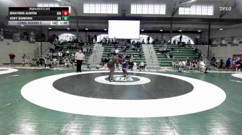 285 lbs Cons. Round 5 - Joey Sonkwa, St. John Paul The Great vs Brayden Austin, Christian Brothers High