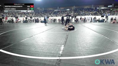 80 lbs Quarterfinal - Heston Klinglesmith, Perry Wrestling Club vs Lukas Lomeli, Shelton Wrestling Academy