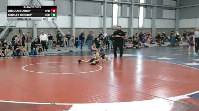 49 lbs Quarters - Lincoln Stanley, Silver Valley Wrestling Club vs Bentley Coberly, Salem Elite Mat Club
