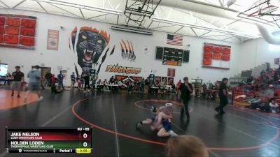 85 lbs 1st Place Match - Jake Nelson, Cody Wrestling Club vs Holden Loden, Thermopolis Wrestling Club