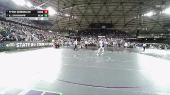 Boys 1B/2B 144 Cons. Round 2 - T.J. Stoothoff, Wilbur-Creston vs Ayden Greenough, Columbia (Burbank)