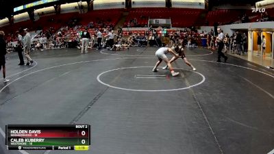 76 lbs Round 1 (8 Team) - Holden Davis, Neighborhood vs Caleb Kuberry, Westshore