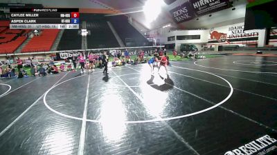 225 lbs Caylee Miller, New Mexico HS Girls vs Aspen Clark, Utah HS Girls