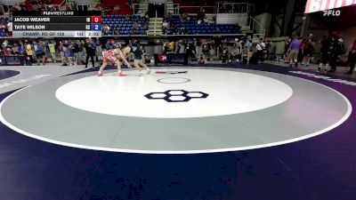 165 lbs Champ. Rd Of 128 - Jacob Weaver, IN vs Taye Wilson, KS