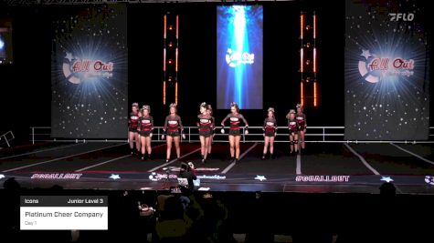 Platinum Cheer Company - Day 1 [2023 Icons Junior Level 3] 2023 Battle in Branson Nationals