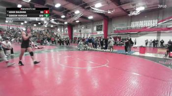 157 lbs Cons. Round 5 - Adan Saldana, Desert Hot Springs vs Gideon Vargas, Canyon Springs
