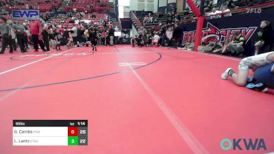 85 lbs Quarterfinal - George Combs, Ponca City Wildcat Wrestling vs Lennon Lantz, Standfast 11u