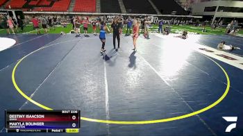 135 lbs Cons. Round 2 - Destiny Isaacson, Idaho vs Makyla Bolinger, Washington